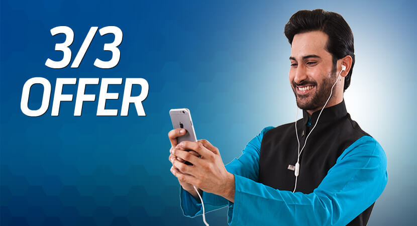 Telenor 3by3 Offer
